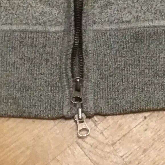 Roots Athletics Full Zip Hoodie, Salt and Pepper - Men's Size M - Picture 4 of 4